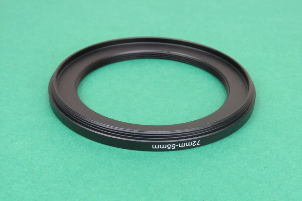 72-55 72mm-55mm Stepping Step Down Male-Female Filter Ring Adapter 72mm-55mm - Image 2 of 2