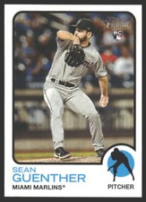 Sean Guenther #622 2022 Topps Heritage Miami MarlinsRC Rookie