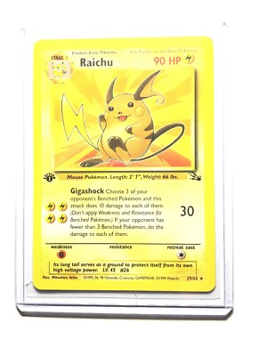 raichu stage 1 pokemon card price Amazon.com: Pokemon - Raichu (14/102) - Base Set