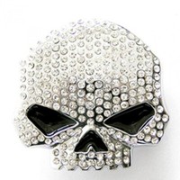 Buckle Totenkopf Skull Bling Bling GüRtelschnalle