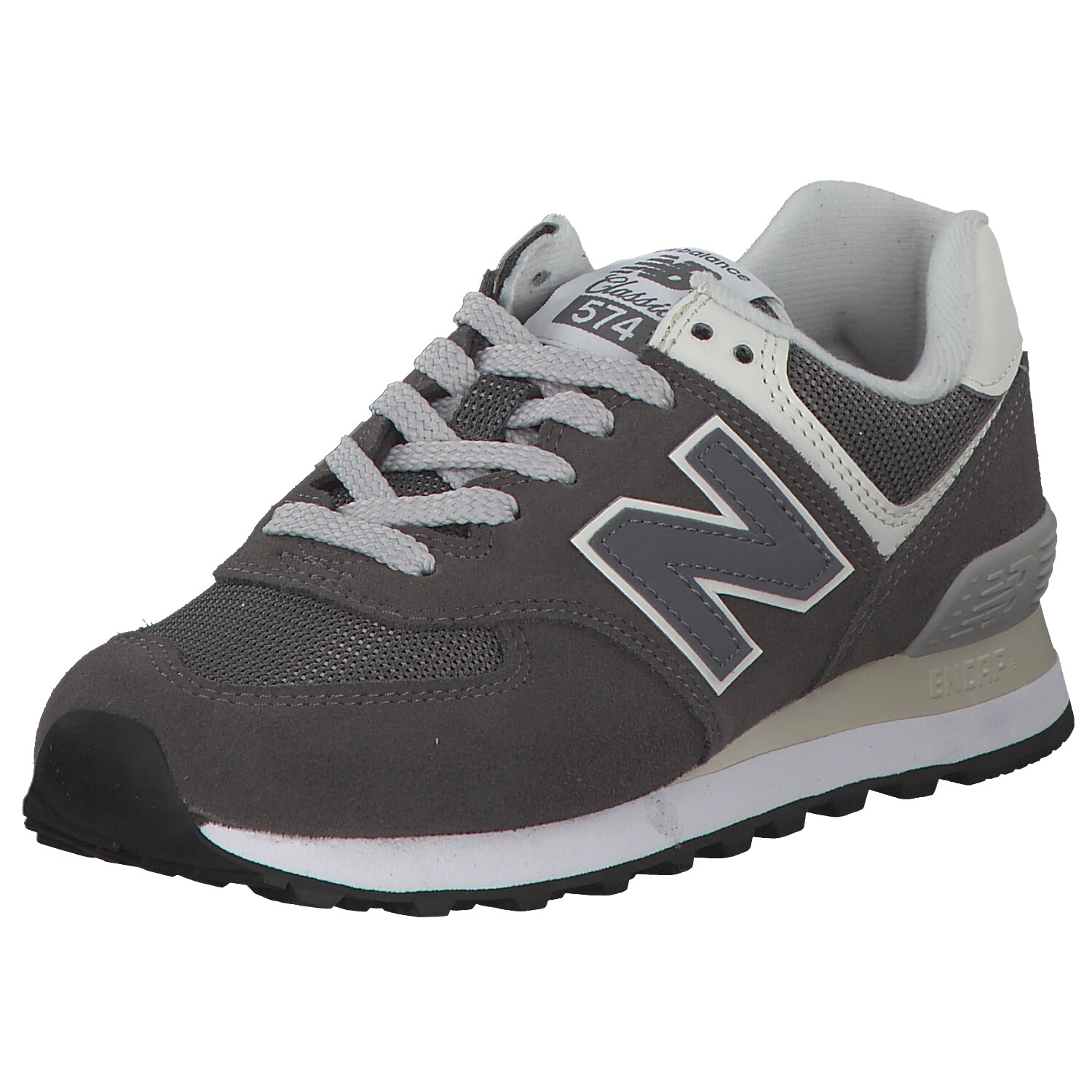 new balance wl574 w schuhe grau