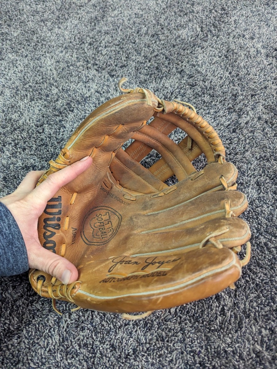 Gant De Baseball Wilson A9831 Joan Joyce, Cuir Droitier, Modèle Autograph, Taille à Vérifier Sur Photo, Occasion