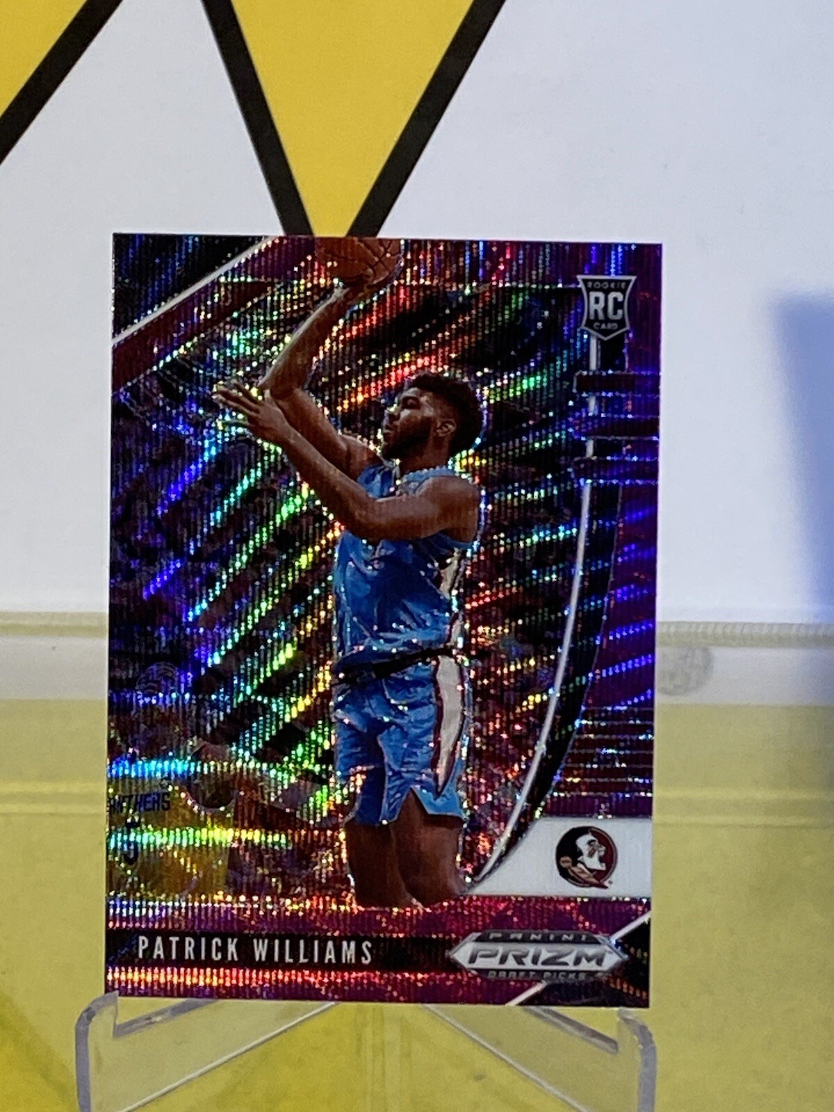 Patrick Williams 2020 Prizm Purple Wave Super Clean