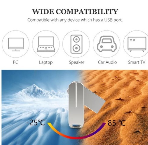 High Speed Metal 512GB USB Memory Stick Flash Thumb Pen Drive Data PCMAC Android - 第 2/6 張圖片