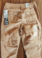SOUTHPOLE Boys 14/16 L Ripstop Cargo Flex Jogger Pants Terracotta
