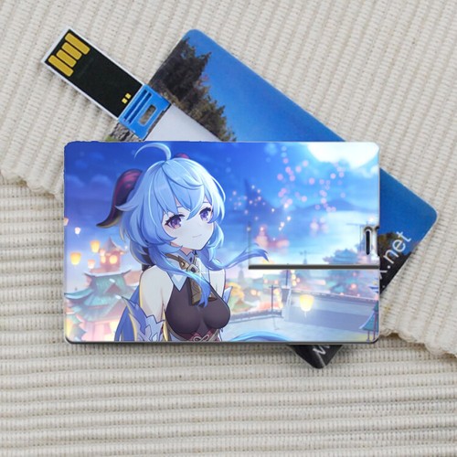 Anime Genshin Impact Card High Speed USB 2.0 Flash Drive 32G U Disk Gift #6 - Afbeelding 1 van 1