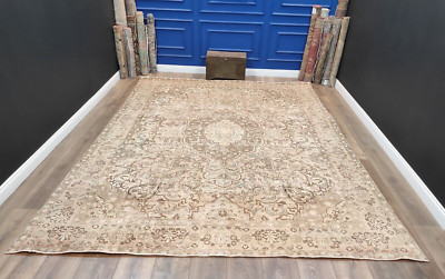 Oversize Rug, Persian Area Rug, Handmade Rug, Wool Rug, Boho Rug, 9.3 x 12.4 ft