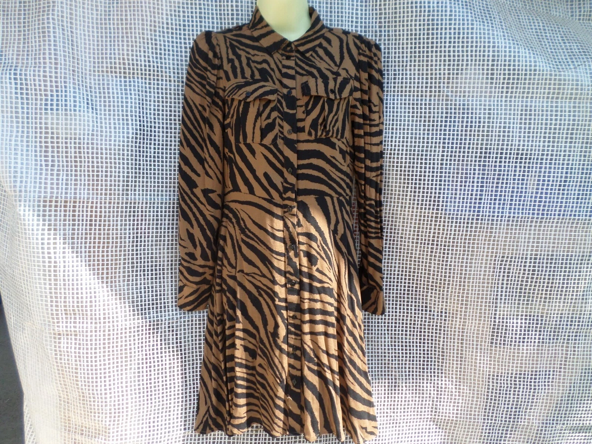 Warehouse zebra sale print shirt dress