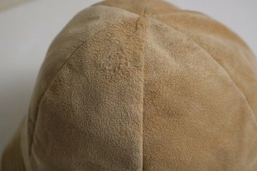 Ultra suede tan bucket hat vtg - Picture 3 of 6