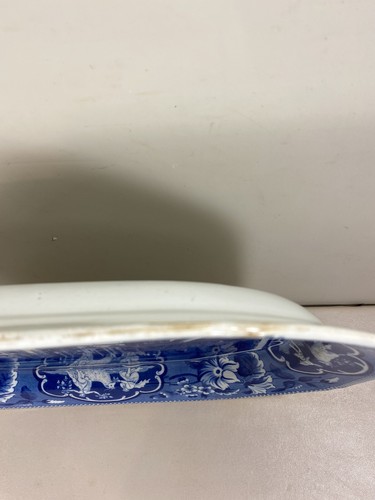 1825 Ridgway Oxford College Theatre Printing House 14 1/8" x 18 5/8" Platter - Picture 9 of 18