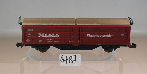 Minitrix Spur N 1/160 Schiebewandwagen Miele Waschautomaten #6487 | Zustand: Gebraucht