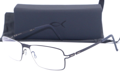 NEW BLACKFIN BF 708 COL. 431 SPEY BAY BLACK TITANIUM AUTHENTIC EYEGLASSES 53-16