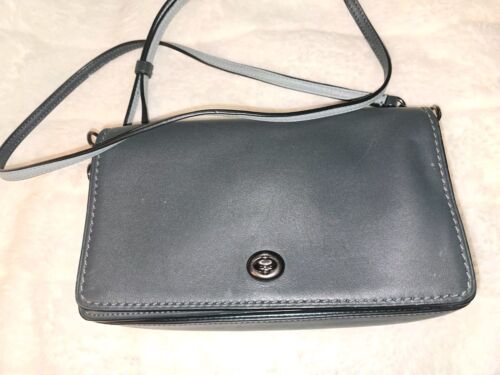 COACH 1941 DINKY CROSSBODY CLUTCH Glovetanned Leather Green 37296