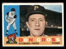 1960 Topps #284 Don Gross - EX Set Break!