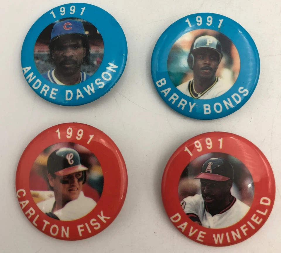 (46) Different 1991 JKA Vincentown MLBPA Baseball Buttons Pinbacks Set Lot RARE! - Image 2 of 4