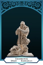 Dwarf Barbarian Thurronye  DnD is a Woman  Dungeons  Dragons - 28mm