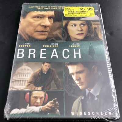 Breach DVD Chris Cooper NEW Full Screen Vh5