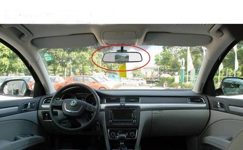 Pantalla LCD TFT a color de 5" para automóvil cámara de visión trasera reversa DVD espejo monitor - Imagen 6 de 8