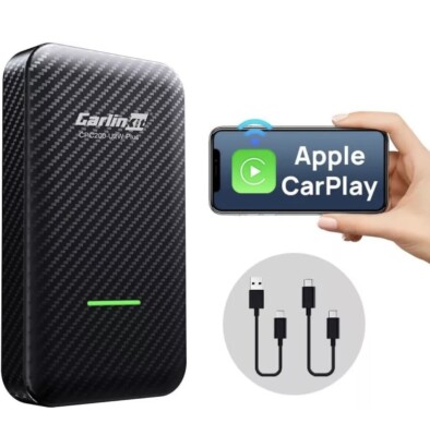 CarlinKit 3.0 CarPlay Wireless Adapter Convert Wired to Wireless 2015-2018 W1