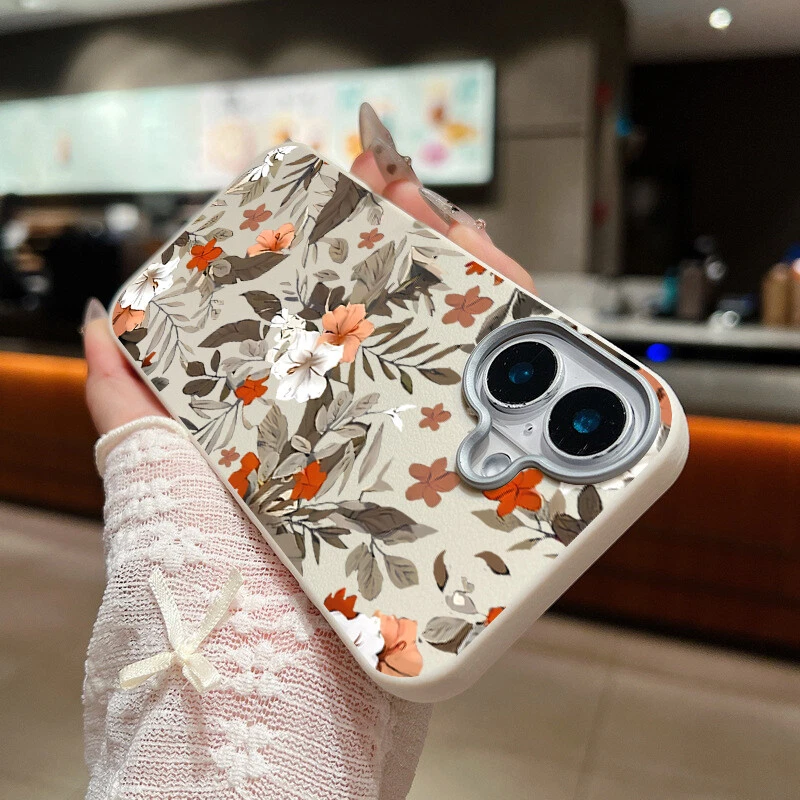 For iPhone 16 15 14 13 Pro Max 12 11 Shockproof Flowers Leather Phone Case Cover - Image 3 of 4