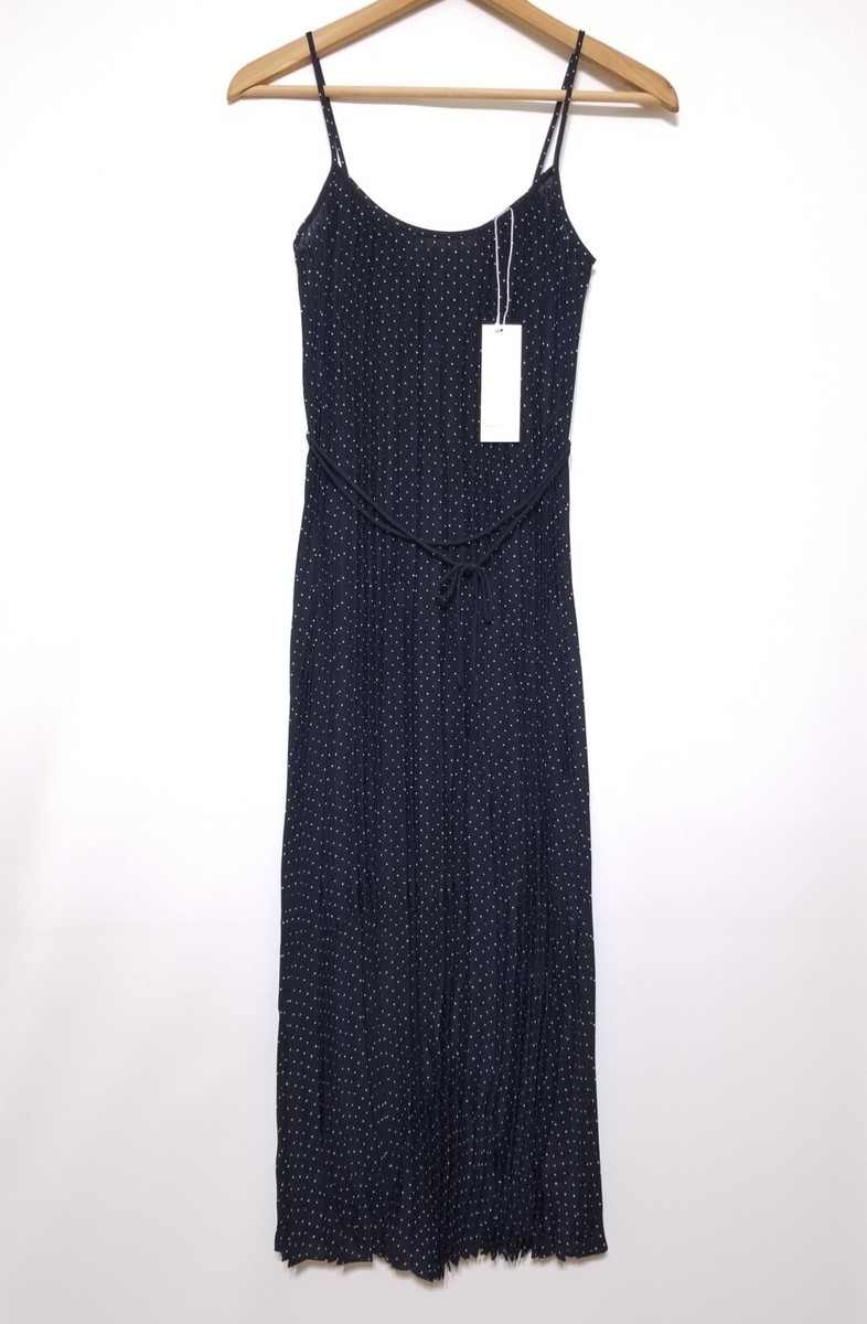 strapless open back dress Women's Pleated Cami Dress in Sycamore by Vince