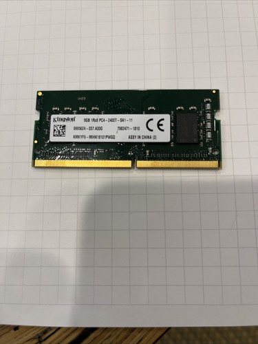 Lot 2 Barrettes mémoire RAM DDR4 Kingston 8GB 1Rx8 PC4-2666V