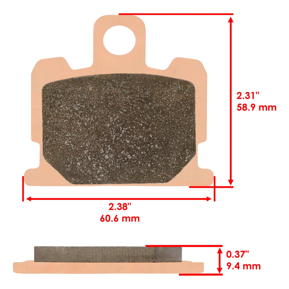 Brake Pads for Yamaha XJ650 Seca Maxim 1981 1982 1983 Front Motorcycle Pads - Image 2 of 4