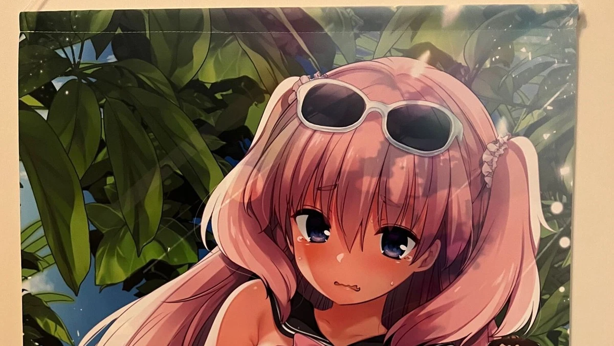 Anime B2 wall scroll beach - Fujisaki Hikari | eBay