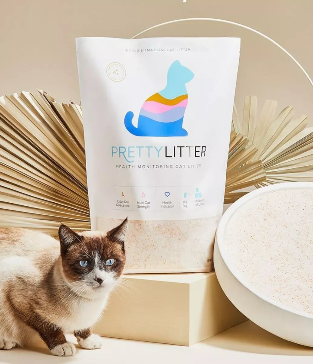 PrettyLitter Health Monitoring Cat Litter, 8lb 