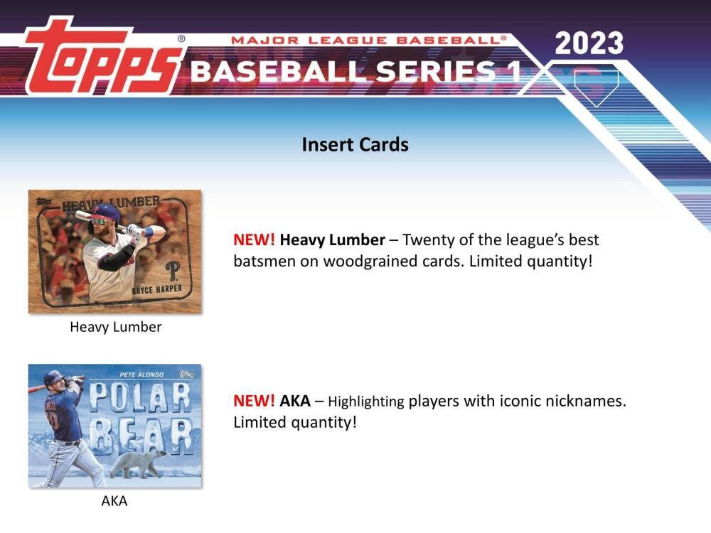 MLB - 祝！MLB開幕戦　2023 Topps Series 1 Blaster Box 2023 Topps MLB Series 1 Baseball Trading Card Blaster Box