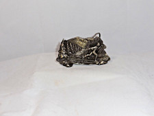 Vintage 1979 Bergamot Brass Works Cross Country Skiing W-85 Belt Buckle