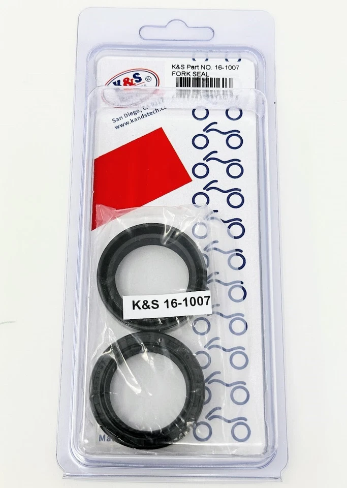Par de sellos de aceite de horquilla K&S Technologies 16-1007 30 mm x 42 mm x 10,5 mm Foto 3 de 3