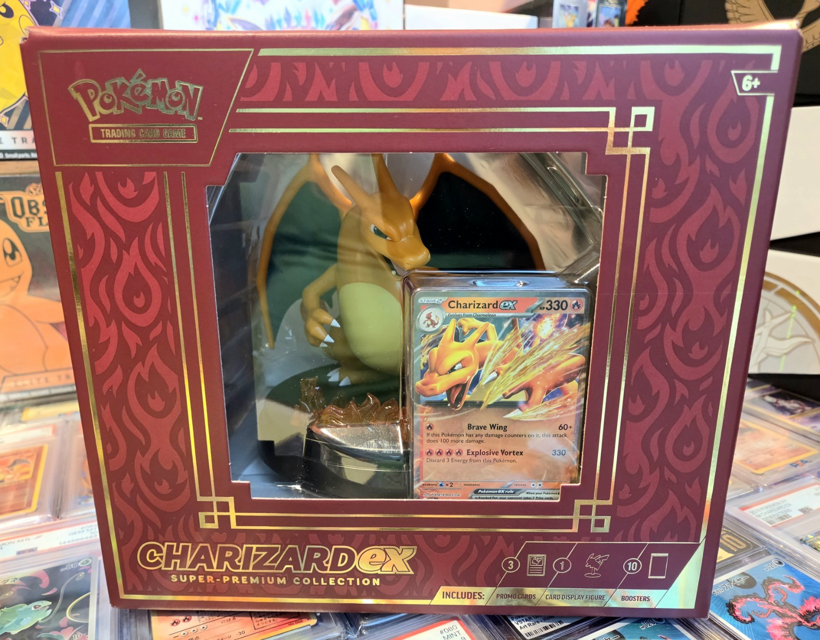 Pokémon Charizard ex Super-Premium Collection: 3x Promos, 10x Packs, 1x Display