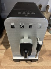 Smeg BCC02BLMUK Bean to Cup Coffee Machine SILVER/BLACK