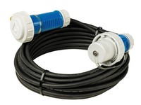 WeingäRtner Gummi-VerläNgerung 230 V, Schwarz, 25M