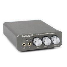 Fosi Audio K5 PRO Gaming USB DAC With Microphone Headphone Amplifier Desktop