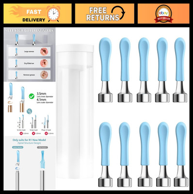 10pcs Waterproof Silicone Ear Cleaning Tips Set for Ear Wax Removal & Endoscope