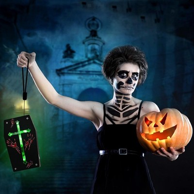 Halloween Lautsprecher Stimme Bewegungssensoren interaktiv einfache Einrichtung Ornament mit