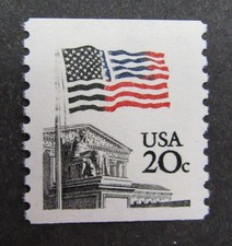 nystamps US Errors,Freak,Oddities Stamp Mint OG NH $500 Black Flag L3x1228