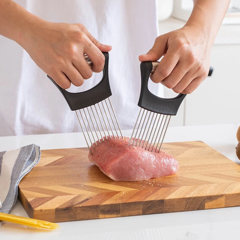 Ergonomic Sturdy Practical Hygienic Multifunctional Onion Fork & Meat Tenderizer