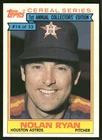 Nolan Ryan 1984 Topps Cereal Series #14 Houston Astros Vintage Baseball Card