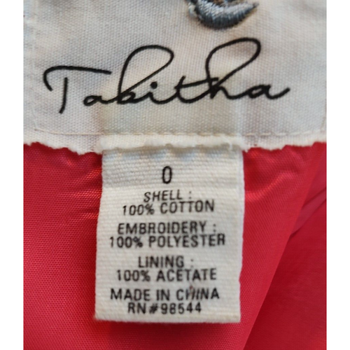 Anthropologie Tabitha Woman's Shift Dress Size 0 Embroidery Colorful Strips Work - Picture 7 of 11