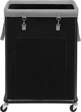 STORAGE MANIAC Large Laundry Basket with Wheels 160L Rolling Laundry Hamper Laun
