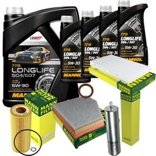 MANN Inspektionspaket 9L MANNOL Longlife 5W-30 f�r BMW E61 535d E60 E64 635d