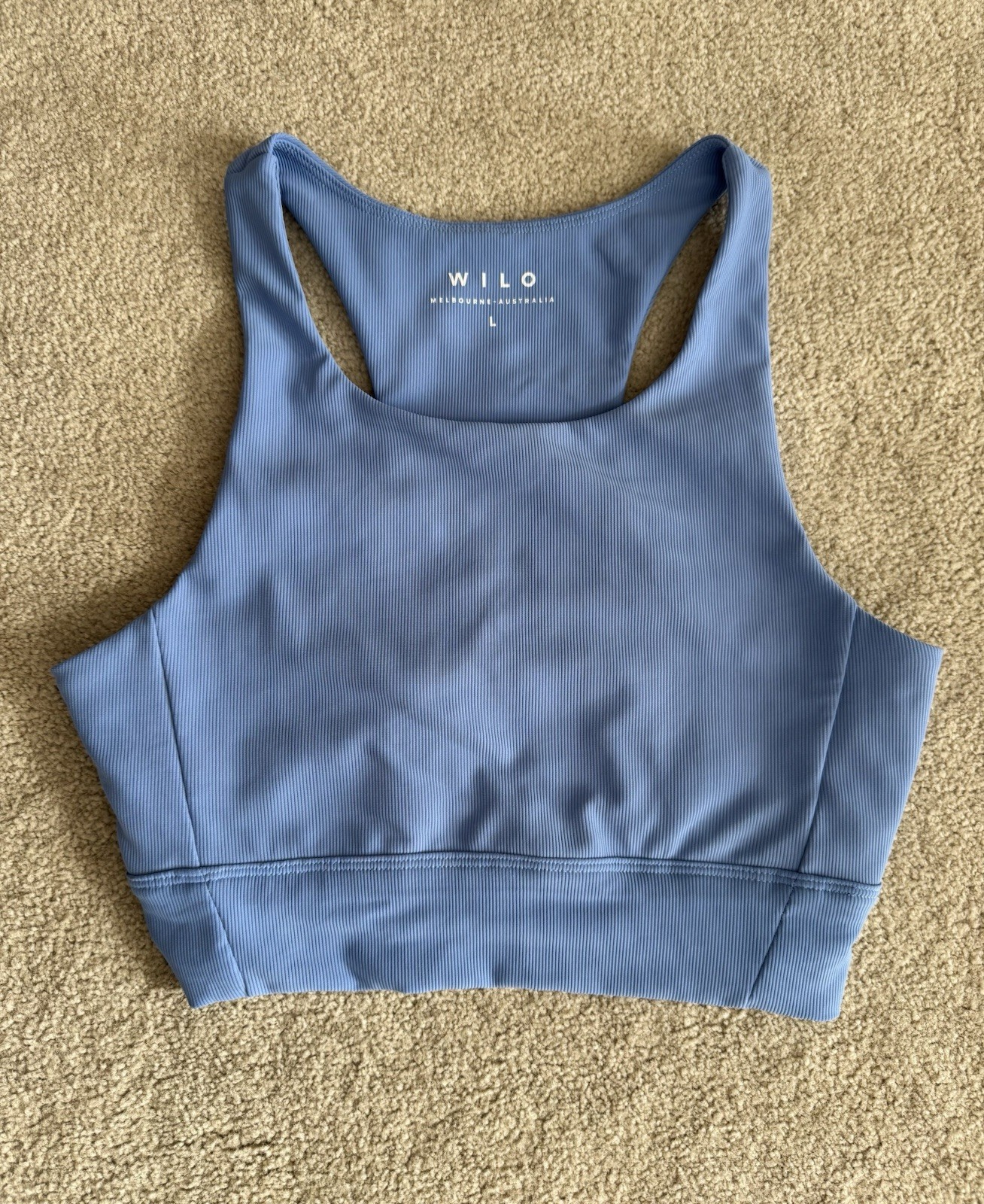 Wilo The Label Base Ribbed Performance Sports Bra… - image 1