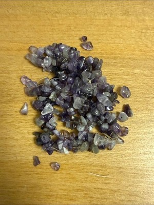 Broken purple agate chip bracelet craft