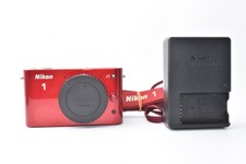 [EXC] Nikon 1 J1 Red 10.1MP Digital Camera Body Only #571