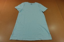 Old Navy Womens Medium Petite Blue Short Sleeve Crew-Neck Mini T-Shirt Dress NWT