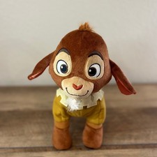 Disney Wish Valentino Plush Goat Brown Yellow Pajamas Stuffed Animal Toy