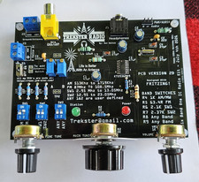 One IC Radio Kit New Version D Black PCB 6 band AM FM SW1 SW2 2 user choice